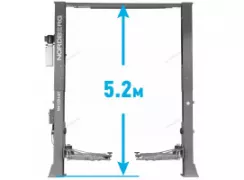 Подъемник 380V 2х стоечный 6т с верхней синхронизацией (серый) LONG